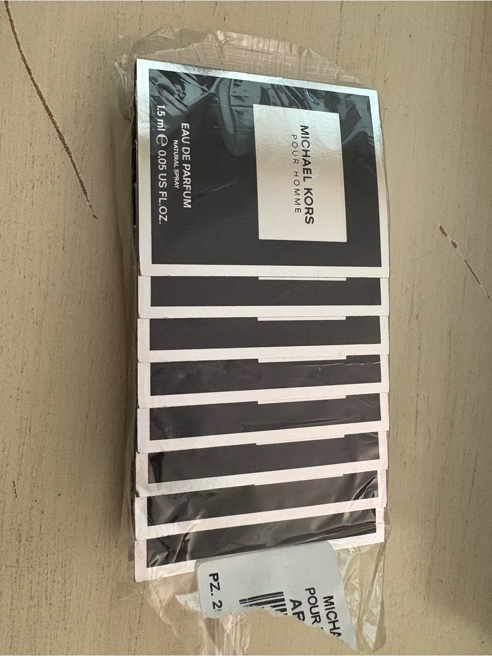 Michael Kors Pour Homme Sample Cards - Black & Silver